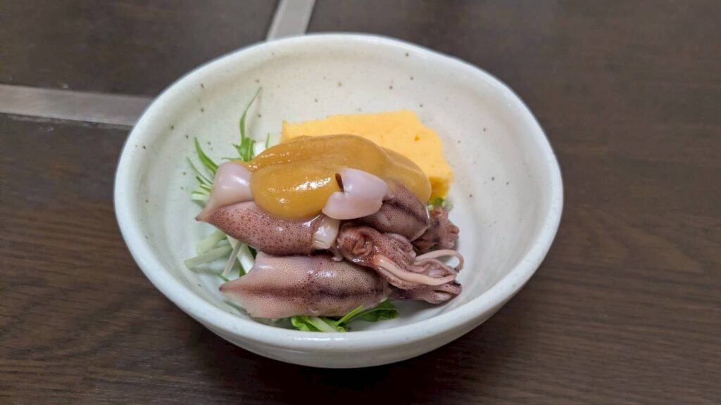 お通し（ホタルイカ）