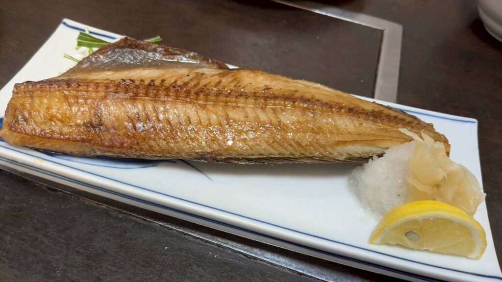 ホッケの塩焼き