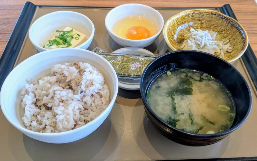 しらすおろし朝食