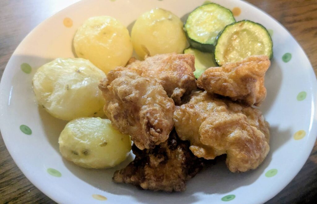冷凍鶏からあげ